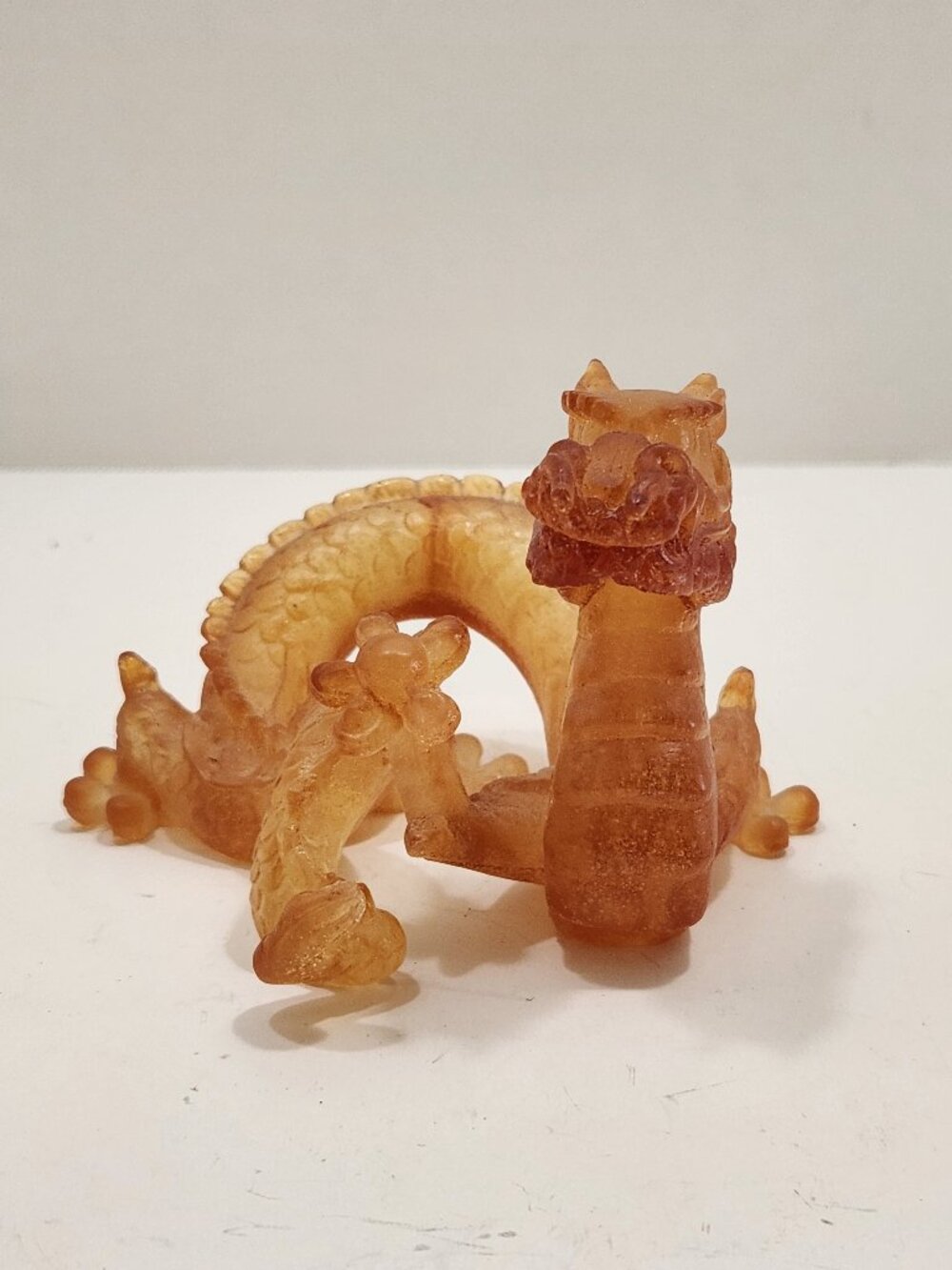Daum Studio Crystal Pate De Verre Art Glass Dragon Limited Edition 914/2000